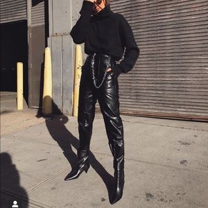 Leather trousers